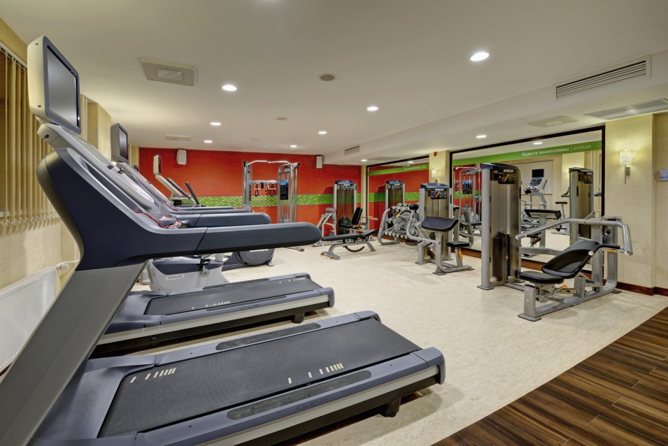 Фитнес-центр в отеле Hampton by Hilton Volgograd Profsoyuznaya